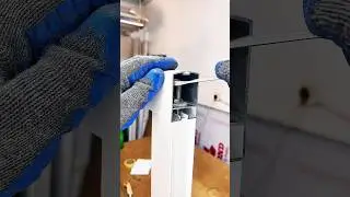 Aluminium door making trick #aluminiumfabrication #shorts #diy #tricks #tools