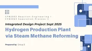 Hydrogen Production Plant Design via Steam Methane Reforming | IDP Sept25 Group 3