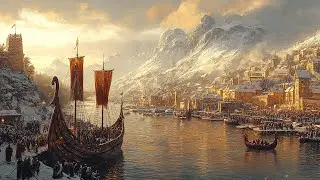 Relaxing Medieval Music: Winter Harbor | Music for Sleep, Concentration, Work, Magical, Relaxation
