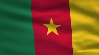 Cameroon Country Flag Animation | 4k | Flags of the World