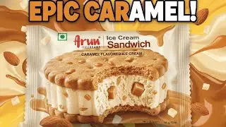 Arun Sea Salt Caramel Gronola Icecream Sandwich #review 