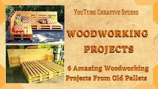 Most Worth Watching | Amazing Woodworking Projects From Pallets | Furniture From Old Pallets | Reuse