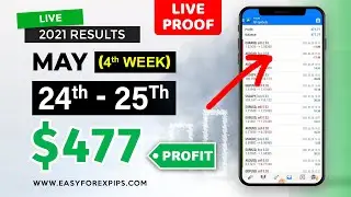 Live proof of 24th  - 28th May RESULTS  Easy Forex Pips