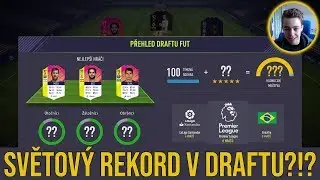 PŘEKON&Aacute;ME SVĚTOV&Yacute; REKORD?!? FUT DRAFT #1 | FIFA 18 CZ