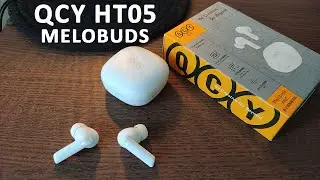 БЕСПРОВОДНЫЕ НАУШНИКИ 🔥 QCY HT05 MeloBuds ANC - шумоподавление, прозрачный режим, 30 часов
