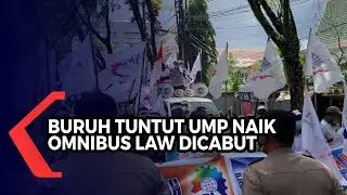 Turun ke Jalan, Buruh Kalsel Tuntut Upah Naik dan UU Omnibus Law DIcabut