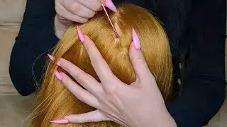 Intense Scalp Scratching ASMR (Long Nails + Metal Hook, No Talking) 
