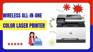 🌸🌼Best Wireless All-in-One Color Laser Printer, Office Printer, Scanner, Copier, Fax