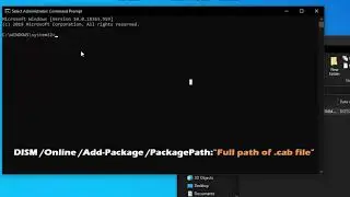 How To Install a CAB File in Windows 10