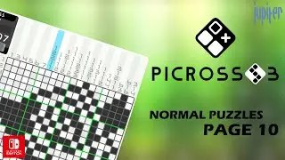 Picross S3 - Normal Puzzles - Page 10 - No Assist - Nintendo Switch