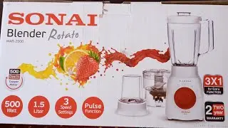 ريفيو عن الخلاط سوناى وطريقة تشغيله وايه هى مميزاته  وعيوبه