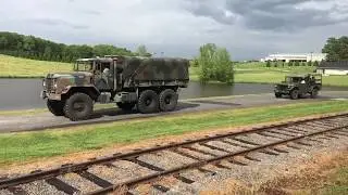 2019 Denton NC Military vehicle Show Denton Farmpark BBQ Convoy