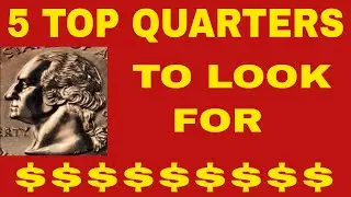 TOP 5 RAREST STATE QUARTERS IN YOUR POCKET WORTH MONEY, SO CHECK YOUR CHANGE! QUARTERS TO LOOK FOR!