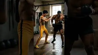 Brus Li VS Mike Tyson. #shortvideo #sports #film