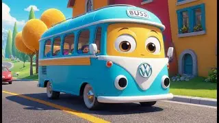 One, Two, Three, Hop on the Bus | Fun Counting Adventure for Kids | Playful Toddler Rhyme