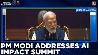 PM Modi at AI Summit 2026 | Human-Centric AI Vision | Data  Framework For AI Training |Business News