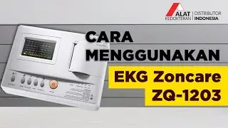 Cara menggunakan EKG 3 Channel Zoncare ZQ-1203 | Demo Online Alat Kesehatan