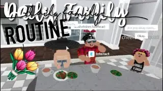 FAMILY'S DAILY Routine 2019! | Roblox Bloxburg | Arabellaa