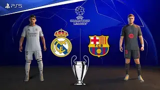 FC 25 - Barcelona vs Real Madrid | UEFA Champions League Final |  Lewandowski vs Vini jr epic battle
