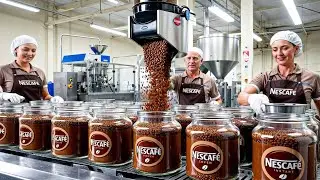 Inside Modern Nescafe Coffee Factory:How Nescaf&eacute; Coffee Is Made (Full Process)