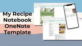 OneNote Cookbook Notebook Template: My Recipe Notebook