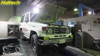 LC 70 Land Cruiser لاند كروزر + Haltech هالتيك - Fire burning Tuned By Shegawi  - Pro Car Garage