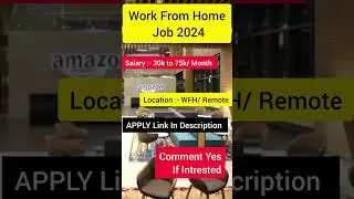 Amazon | Microsoft | Snapchat Hiring 2024| WFH New Job #amazon #workfromhome