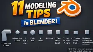 11 Blender Modeling Tips Every 3D Artist Must Know!