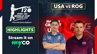 Full Match Highlights | USA vs Rest Of Gulf | IMC Over-40s T20 World Cup 2025