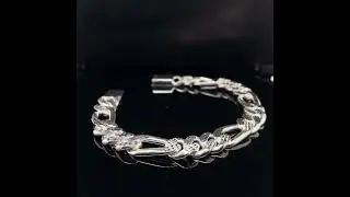 Pulso B&aacute;sico Caballero Plata #8922