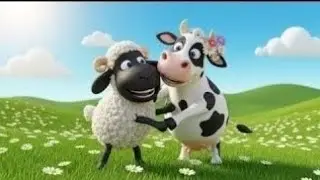 Baba Black Sheep 🐑 & Pink Sheep 💖 | Funny Kids Cartoon 😂 | Nursery Rhyme Fun 🎶