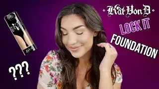 Kat Von D Lock It Foundation - How It Made Me Look!