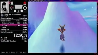 3 any%: icy peak wall boost route w/ input display