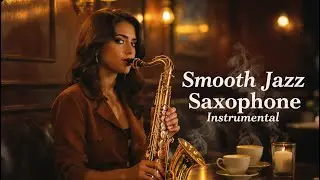 Smooth Jazz Saxophone Music ☕ Perfect for Cafe Ambience, Study & Work