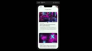 Crypto News App - MVP built by 12 Tech
