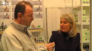 Annemie Vanhee im Kurzinterview mit Alfred Berger auf der EXPOGolebie in Polen 2016 (Brieftauben)