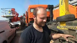 Крюковой погрузчик Palfinger PALIFT T22. Ремонт электроники. Жить будет :-)