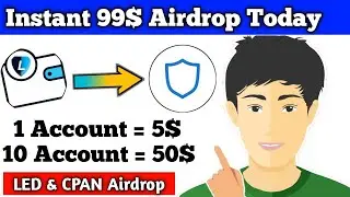 Trust Wallet Airdrop Today | Token Claim Free - Crypto Planes & Led Token | New Crypto Airdrop Today