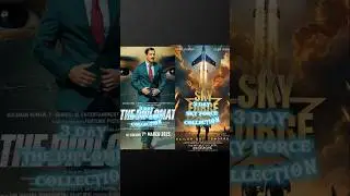 the diplomat vs sky force collection🤯 worldwide collection #collection #movie #tranding #virses