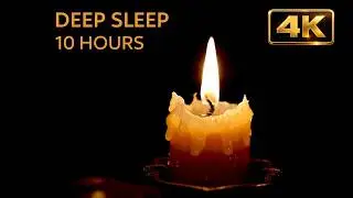 10 Hour Cozy Candlelight Ambience &ndash; Calm Night for Sleep & Relaxation
