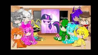 Sprunki react to twilight sparkle pt.1 sneak peak 1/2 || lazy || Gacha Club || I got a copyright :(