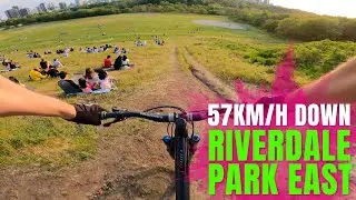 RIVERDALE PARK + FREERIDE 57km/h DOWN THE HILL! 🔥 Toronto's Favourite Park Gets SHREDDED!