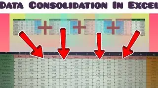 Data Consolidation In Excel #shortvideo #shortsvideo #shorts #short #youtubeshorts #ytshorts #yt 
