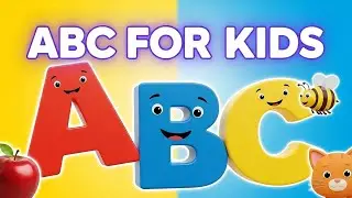 ABC Song for Toddlers | Learn Letters A to Z with Fun Characters #nurseryrhymes #abcd #alphabet