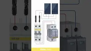 Solar DC Protection Wiring | Waterproof Adapter to MCB & Surge Protector.