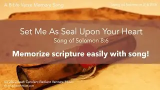 Set Me as a Seal Upon Your Heart ( Song of Solomon 8:6 ESV)