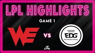 WE vs EDG Highlights Game 1 | LPL 2026 Split 1 | Team WE vs EDward Gaming by Onivia