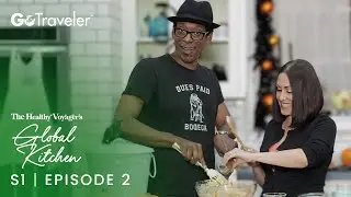 The Healthy Voyager's Global Kitchen | S1E2 | Vegan Pumpkin Toffee Bread Pudding