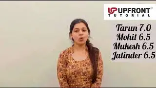 One more chapter of victory at Upfront Tutorial