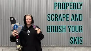 How To Properly Scrape And Brush Your Ski Wax